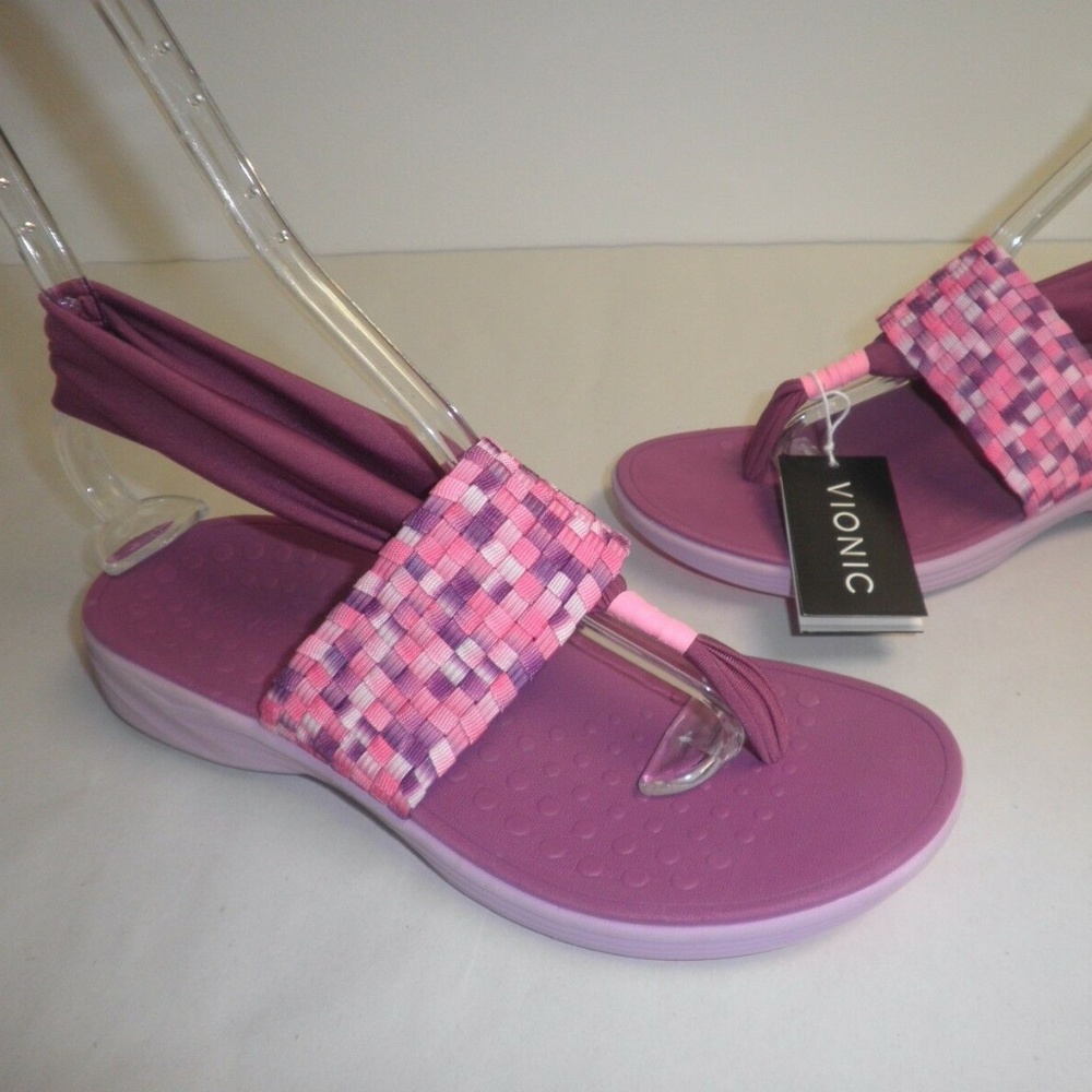 Vionic / Size 8 M / TIA / Berry / Ankle Strap Sandals / Women's Shoes
